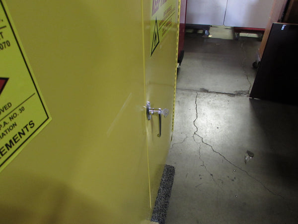 Yellow Excellent Condition 30-Gallon Flammables Storage Cabinet by Eagle