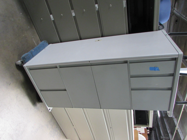 Steelcase Retro Steel Credenza with Key