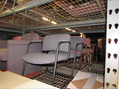 Charcoal and Black Steelcase Guest Chairs